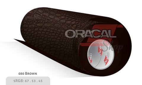 ORACAL 975CR brown 080 Premium Structure Cast Crocodile