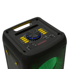 Parlante 8 Harrison Kj Tantor Micrófono Cr Led Tweeter 250w - comprar online