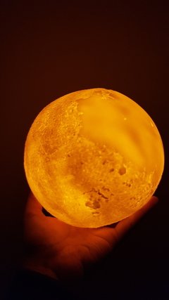 Lámpara Velador Luna Llena Led 17/18 Cm Usb Regalale La Luna en internet