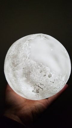 Lámpara Velador Luna Llena Led 17/18 Cm Usb Regalale La Luna - Omnipresentes - Regalos Creativos