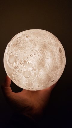 Lámpara Velador Luna Llena Led 17/18 Cm Usb Regalale La Luna - tienda online