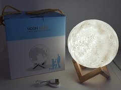 Lámpara Velador Luna Llena Led 17/18 Cm Usb Regalale La Luna - comprar online