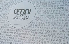 Mapa para raspar Omni Maps Argentina Incluye Púa para raspar fácil - tienda online