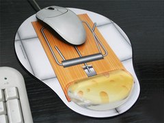 Mousepad con gel de descanso "Ratonera" - comprar online