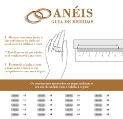 Par de Aliança de Casamento em Ouro 18K Semi Anatômica com Friso - comprar online