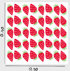 FRUTILLITAS 50cm x 50cm - comprar online