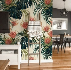 TROPICAL CON FLORES - A 1013