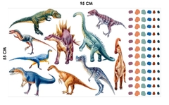 DINOS LOVE 55x95cm - comprar online