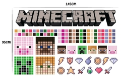 Minecraft - LU9033 - 145x95cm - comprar online