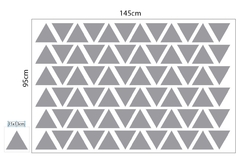 TRIANGULOS GREYSCALE - PL 16 - 145x95cm - comprar online