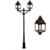 Columna con farol doble S124