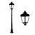 Columna Simple con farol S117