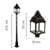 Columna simple con farol S115 - comprar online