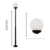 Columna Simple c/ Globo S109 - comprar online