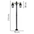 Columna c/ farol doble S102 - comprar online