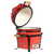 Kamado Kadu K15 DOT | Rojo | BBQ Kadu - tienda online