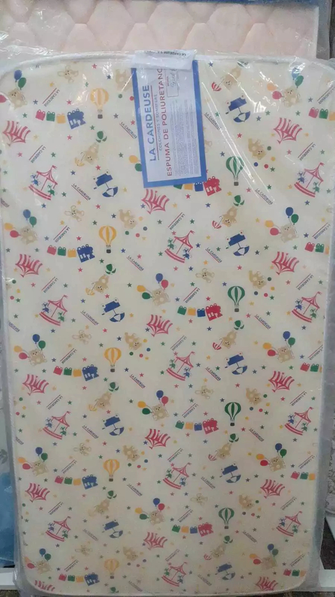 Colchon Cuna Funcional Bebe 90x140x10cm La Cardeuse Envio