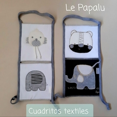 Cuadritos Textiles Le Papalu - tienda online