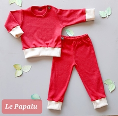 Pijama puro algodón colores lisos - Le Papalu