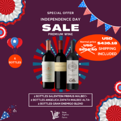 SPECIAL OFFER INDEPENDENCE DAY SALE PACK X 6 BOTTLES