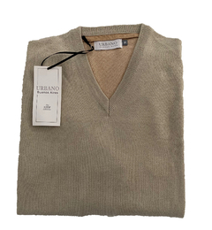 sweater cuello en v en lana. - URBANO  Buenos Aires