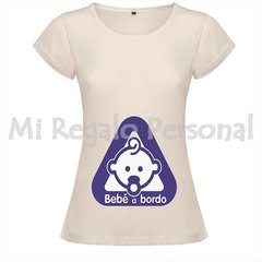 Remera de Mujer Embarazada. Podes Personalizarla!