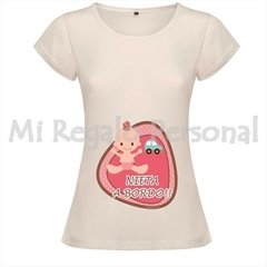 Remera de Mujer Embarazada. Podes Personalizarla!