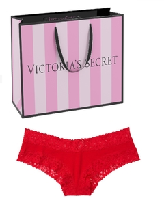 Talle: M Victoria's Secret Lace Waist Cotton Cheeky Panty