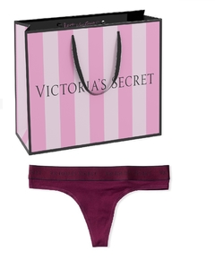 Talle: M Victoria's Secret Logo Cotton Thong Panty