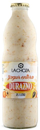 Yogurth Orgánico de Durazno x 1 Lt. "La Choza"