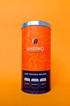 Café Orgánico Molido x 500 Gr. ´´Andino´´ (Lata Reutilizable)