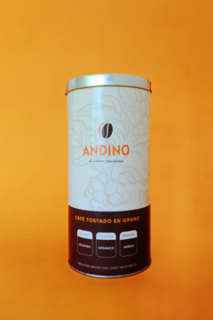Café Orgánico en Granos x 500 Gr. ´´Andino´´ (Lata Reutilizable)