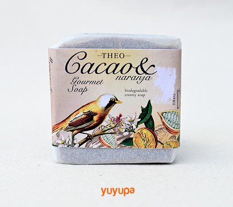 Jabón Ecológico de Cacao y Naranja x 85 Gr. ´´Theo´´ (Línea Gourmet)