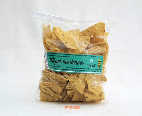 Nachos/Totopos de Maiz Agroecológico x 100 Gr. ´´GourMex´´