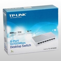 Switch TP-Link TL-SF1008D 8 Portas 10/100MBPS
