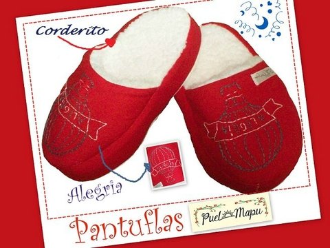 Pantuflas de mujer "Puel Mapu"