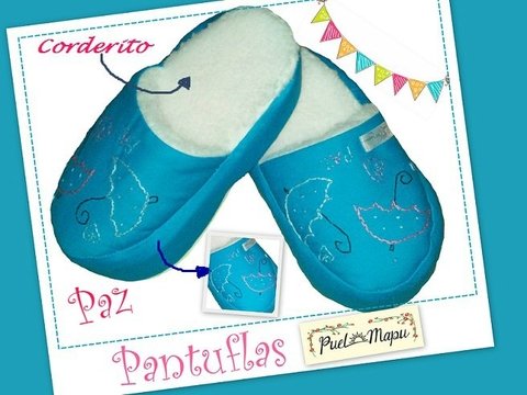 Pantuflas de mujer Puel Mapu