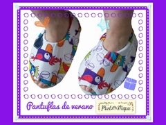 PANTUFLAS DE VERANO "PUEL MAPU"