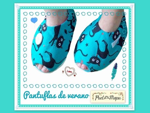 PANTUFLAS DE VERANO "PUEL MAPU"