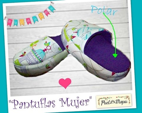 Pantuflas de mujer "Puel Mapu"