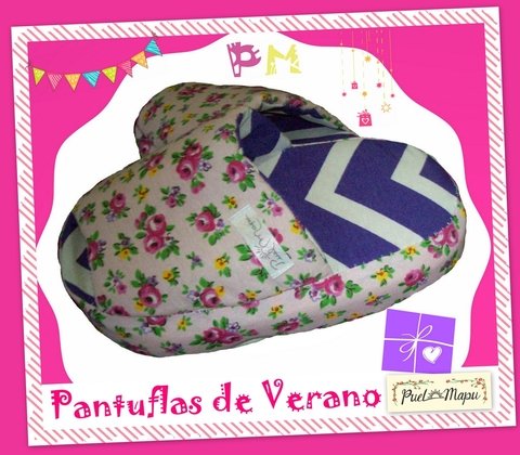 PANTUFLAS DE VERANO "PUEL MAPU"