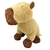 Capivara Pelúcia Marrom Claro 30 Cm Altura Sentada