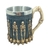 Caneca Caveira Cz01la Esqueleto Aço Inox 3d Medieval 400 Ml