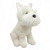 Cachorro Pelúcia Schnauzer Branco 30 Cm