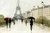 Eiffel in the Rain Marsala Umbrella en internet