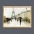 Imagen de Eiffel in the Rain Marsala Umbrella