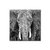Elefante en blanco y negro en internet