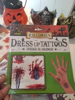 Tatuaje temporal halloween