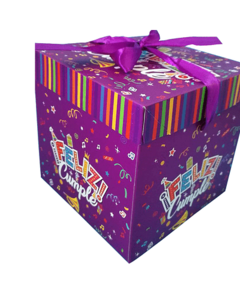 CAJA FELIZ CUMPLEAÑOS- MEDIANA - comprar online