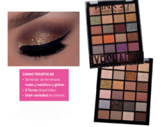 Paleta de sombras + glitter Pink 21